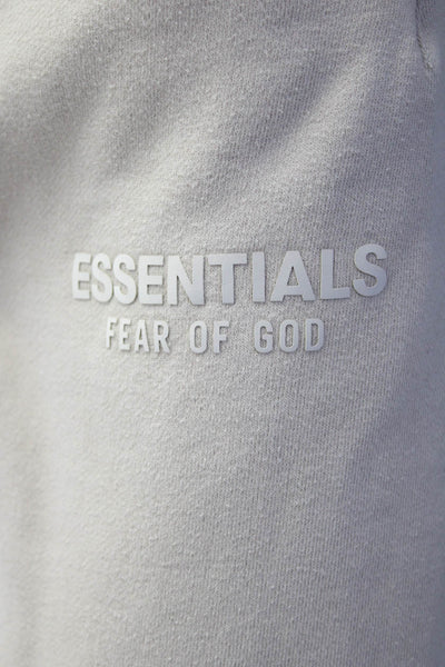 Essentials Fear Of God Womens Tapered Leg Crop Drawstring Sweatpants Beige XXS