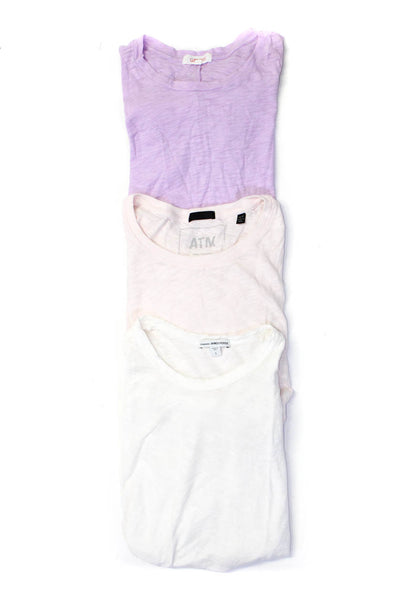 Goldie ATM Standard James Perse Womens Shirts Purple Pink White Size XS 1 Lot 3