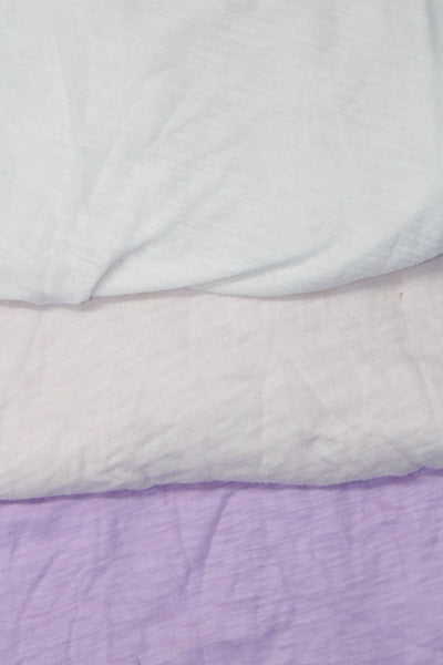 Goldie ATM Standard James Perse Womens Shirts Purple Pink White Size XS 1 Lot 3