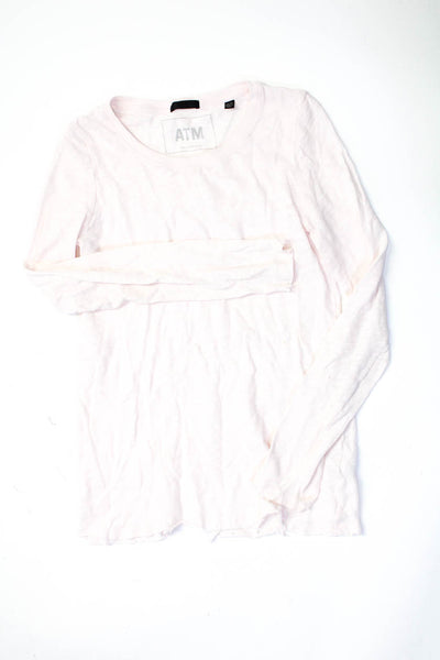 Goldie ATM Standard James Perse Womens Shirts Purple Pink White Size XS 1 Lot 3
