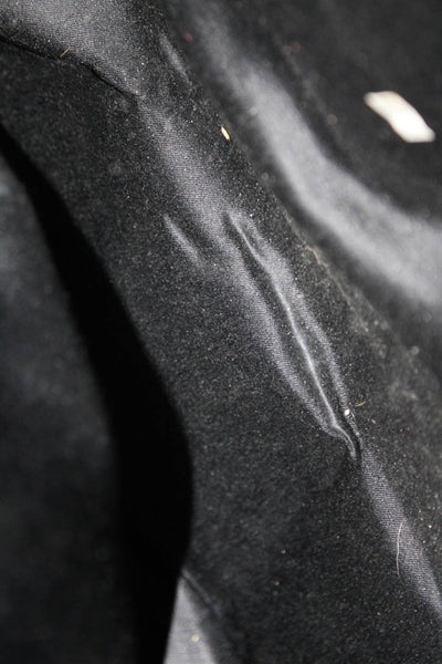 Yves Saint Laurent Womens Leather Zip Up Gold Tone Hardware Muse II Satchel Bag