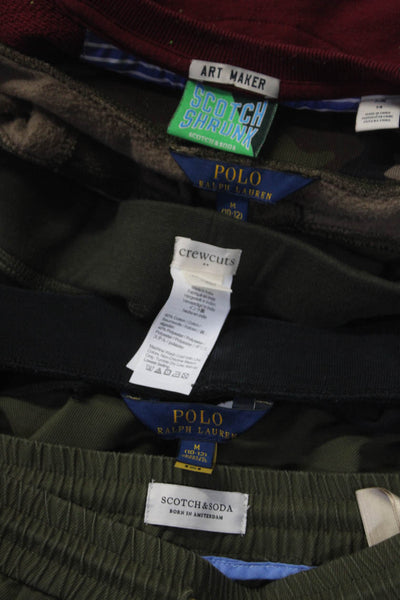 Crewcuts Art Maker Polo Ralph Lauren Boys Top Pants Green Size 12 14 M 2XL Lot 5