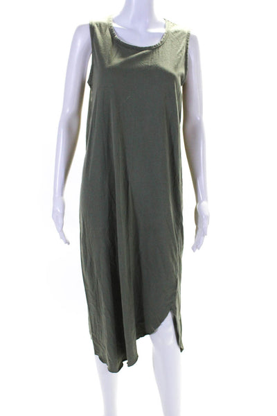 Frank & Eileen Womens Scoop Neck Sleeveless Pullover Maxi Dress Green Size S