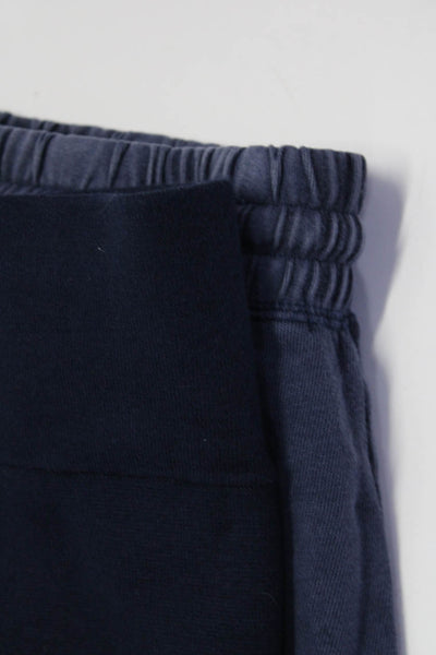 J Crew Womens High Rise Straight Leg Knit Pants Navy Blue Size XS Small Lot 2