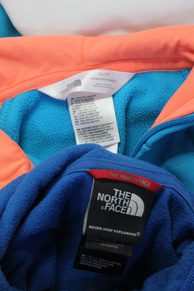 The North Face Womens Hoodie Fleece Sweater Size Extra Small Medium Lot 2