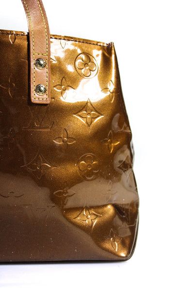 Louis Vuitton Womens Monogram Vernis  Reade PM Small Satchel Shoulder Handbag Br