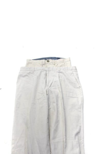 Vineyard Vines J Crew Mens Cotton Straight Casual Pants Beige Size 28 33 Lot 2