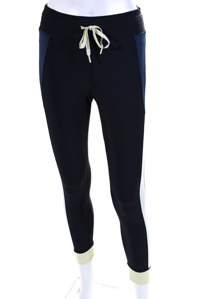 The Upside Womens High Rise Ankle Leggings Sports Bra Set Navy Blue Size 6 8