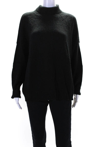 Jumper Womens Black Cashmere Turtleneck Long Sleeve Pullover Sweater Top Size 4
