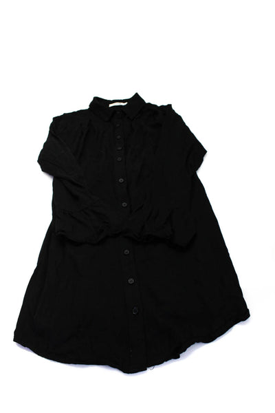Farrow Womens Striped Blouse Shirt Dress White Black Size Small Lot 2