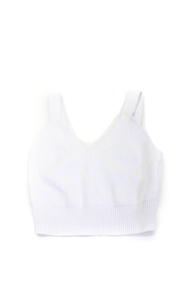 Zara Redone Womens Ribbed Knit Crop Top Tank Top Size Small Medium Lot 2