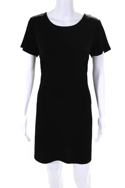 Michael Michael Kors Women's Short Sleeves Jersey Mini Dress Black Size M