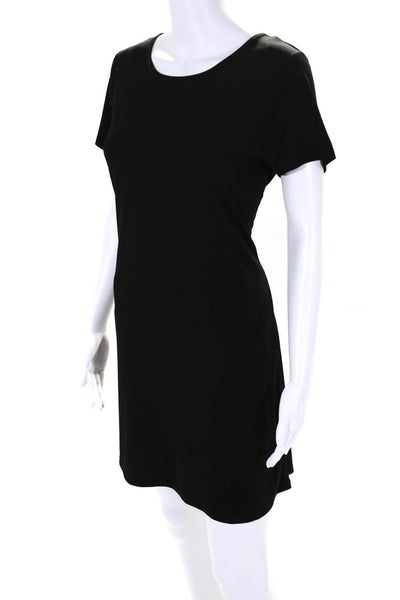 Michael Michael Kors Women's Short Sleeves Jersey Mini Dress Black Size M