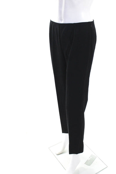 Lafayette 148 New York Womens High Waist Slim Leg Stirrup Pants Black Size 6