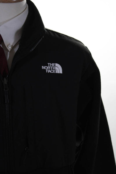 The North Face Mens High Neck Long Sleeve Zip Up Jacket Black Size L