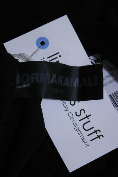 Norma Kamali Women's Pull-On Sheer Mesh Stocking Black Size XXS/28