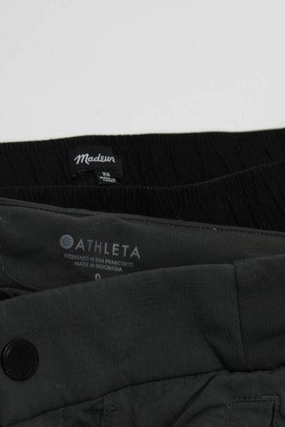 Madewell Athleta Womens Casual Pants Black Size 0 XS Lot 2