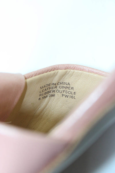 Michael Michael Kors Women's Open Toe Bow Slip-On Slides Sandals Pink Size 8.5