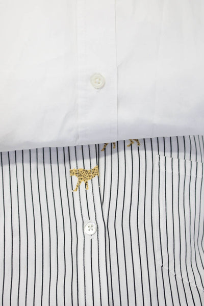 Rails Everlane Womens Button Down Shirts White Cotton Size Small 4 Lot 2