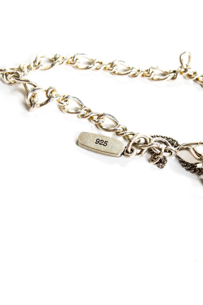 James Avery Women's Sterling Silver Mixed Link Chain Bracelet 7"