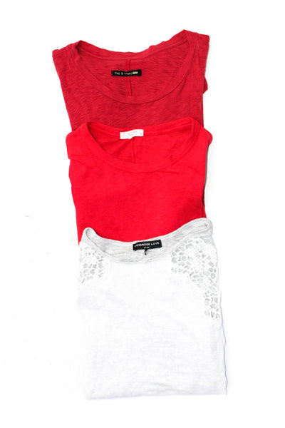 Rag & Bone Jean Rag & Bone Generation Love Womens Shirts Red White Size S Lot 3