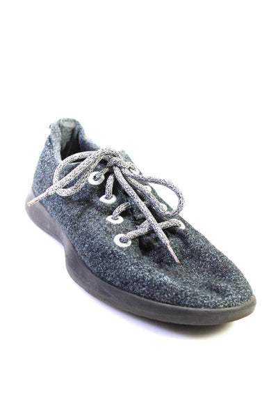 Allbirds Mens Wool Knit Lace Up Low Top Washable Sneakers Gray Size 11