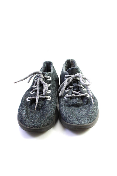 Allbirds Mens Wool Knit Lace Up Low Top Washable Sneakers Gray Size 11