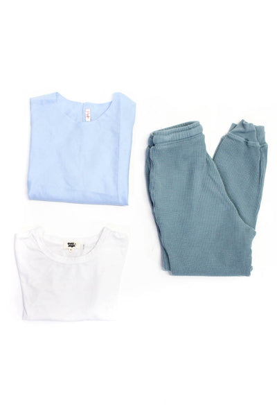 Il Gufo Zara Ever After Girls Pants Light Blue Crew Neck Swing Top Size 8 7 lot3