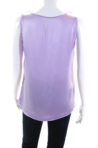 Gerard Darel Womens Silk Cowl Neck Tank Top Lavender Purple Size EUR 38