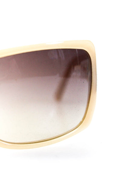 Chanel Womens 5081-B Crystal CC Square Sunglasses Brown Plastic
