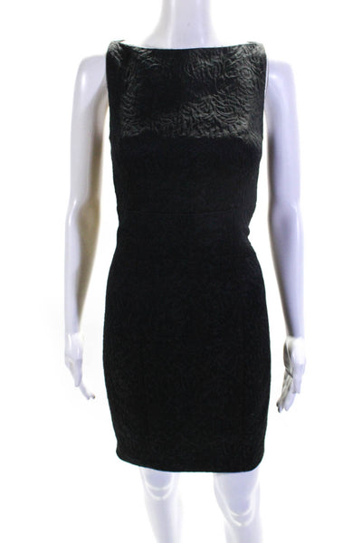 Robert Rodriguez Women's Round Neck Sleeveless A-Line Mini Dress Black Size 0