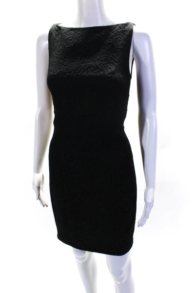 Robert Rodriguez Women's Round Neck Sleeveless A-Line Mini Dress Black Size 0