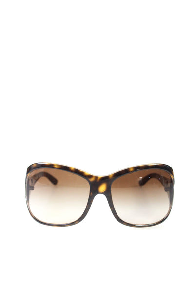 Prada Womens Tortoise Shell Large Sunglasses Brown
