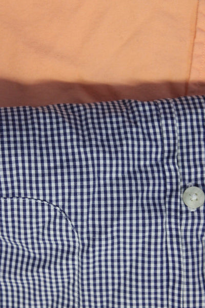 Faconnable Polo Ralph Lauren Mens Long Sleeve Dress Shirt Size XL Large Lot 2