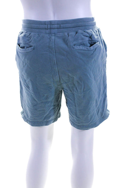 Rails Mens Drawstring Waist Sweat Shorts Blue Cotton Size Medium