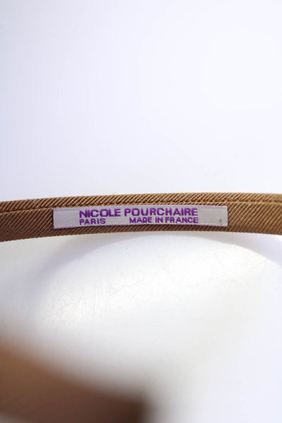 L. Erickson Nicole Pourchaire Satin Leather Glitter Headband Hair Band Lot 9