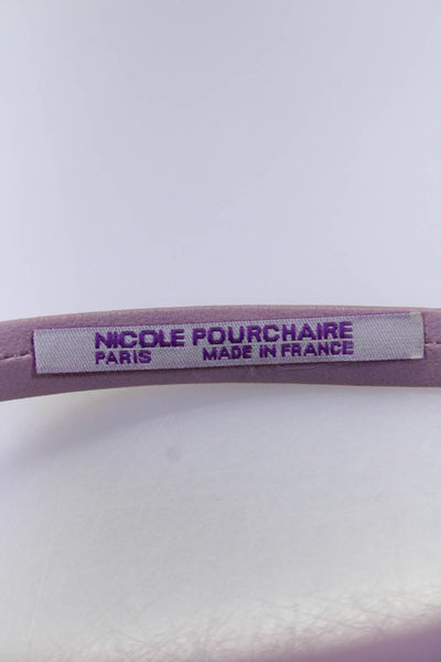 L. Erickson Nicole Pourchaire Satin Leather Glitter Headband Hair Band Lot 9