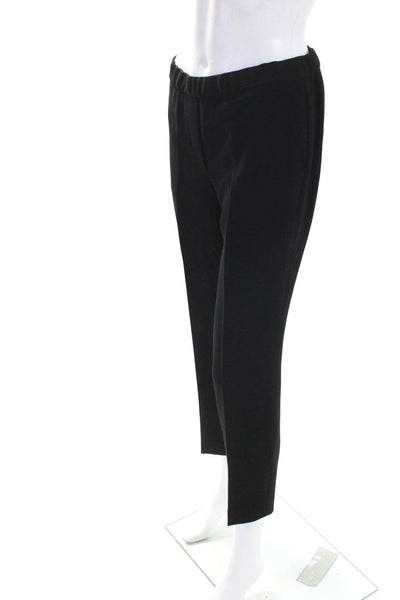 Theory Womens Mid-Rise Pleated Front Straight Leg Dress Trousers Black Size 2