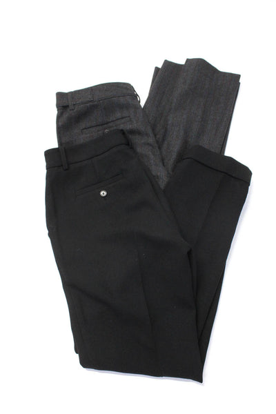 Gerard Darel Theory Womens Straight Leg Trousers Pant Black Gray Size 36 4 Lot 2