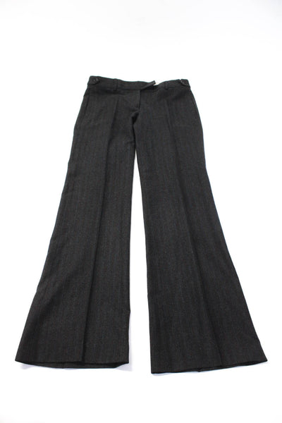 Gerard Darel Theory Womens Straight Leg Trousers Pant Black Gray Size 36 4 Lot 2