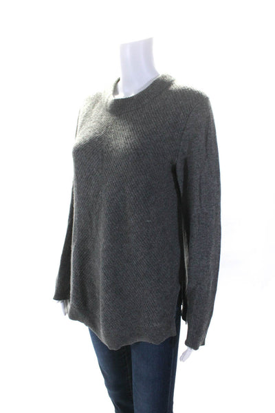 Rag & Bone Women's Crewneck Long Sleeves Pullover Sweater Gray Size M