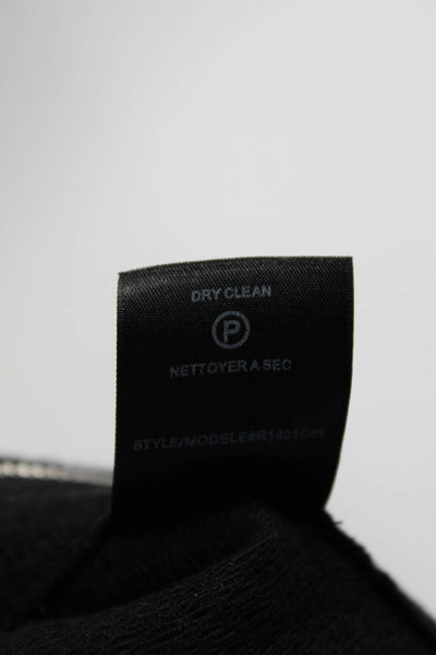 Robert Rodriguez Womens Crew Neck Sleeveless Textured Sheath Dress Black Size 6