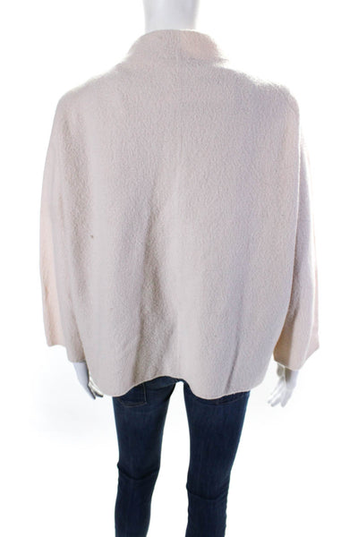 COS Womens Wool Fleece Colorblock Print Full Zip Short Jacket Multicolor Size M