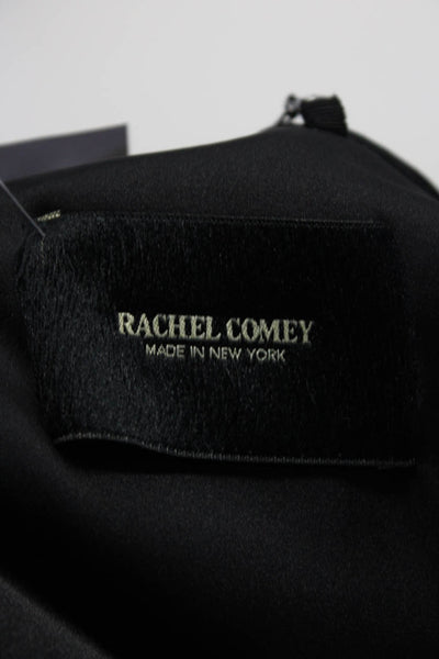 Rachel Comey Womens Open Front Floral Print Lined Jacket Navy Size 6