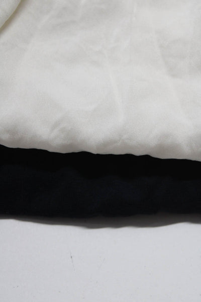 Elie Tahari Womens Silk Sleeveless Pullover Blouse Top White Size S XL Lot 2