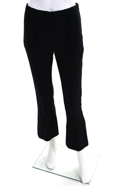 Elizabeth and James Womens High Rise Pleated Straight Leg Pants Navy Blue Size 4