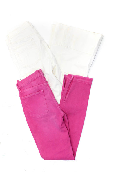 Cotton Citizen 7 For All Mankind Womens Straight Pants Pink Size EUR29 Lot 2