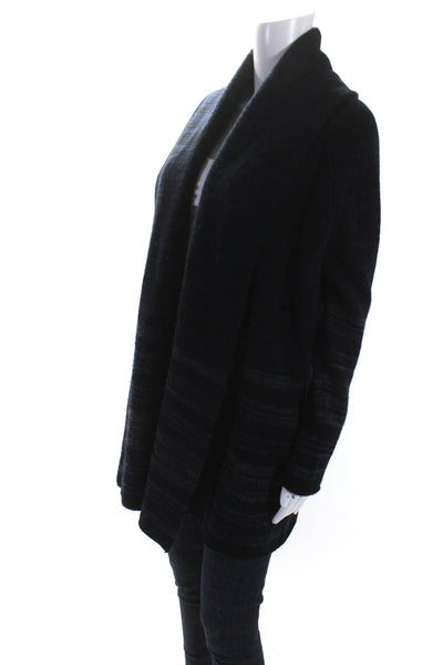 Vince Women's Long Sleeves Open Front Cardigan Sweater Navy Blue Size XS