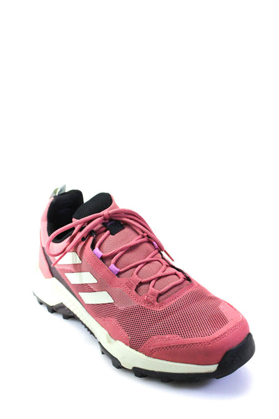 Adidas Womens Traxion Mesh Running Sneakers Pink Size 9.5