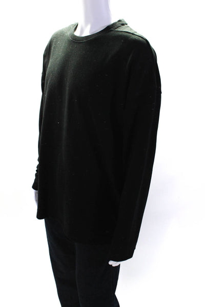 Allsaints Mens Long Sleeve Crewneck Sweatshirt Black Size XL